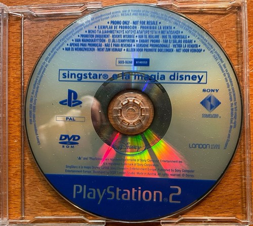 Ps2 singstar magia disney - e,