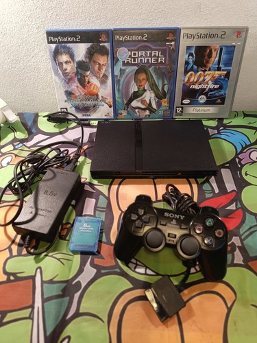 Consola ps2 slim completa - slim,