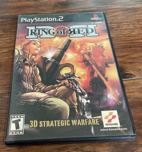 Ring red ps2 playstation - red, 2